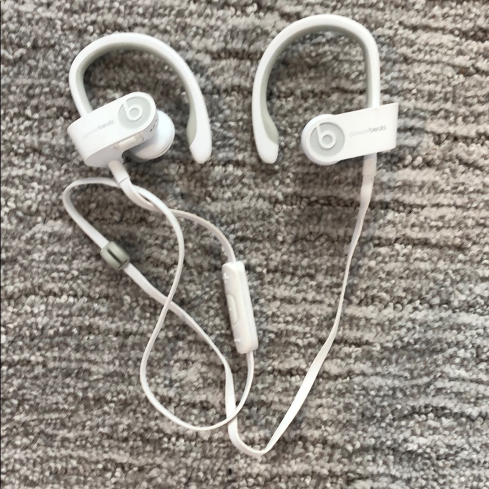 Wireless Powerbeats headphones with charger